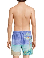 Naples Azul Lagoon Swim Trunks