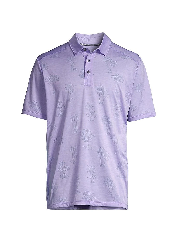 Palm Coast Palmera Jacquard Polo Shirt