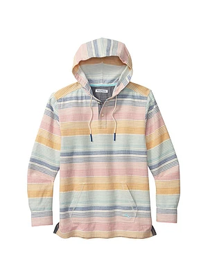 Sunrise Baja Striped Cotton-Blend Hoodie