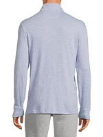 Cotton Quarter-Zip Sweater