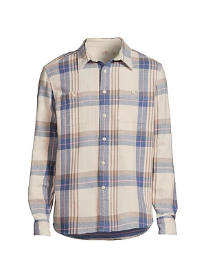 The Surf Plaid Cotton Flannel Shirt