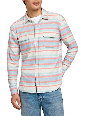 Legend Striped Button-Front Shirt