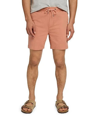 Essential Cotton-Blend Drawstring Shorts