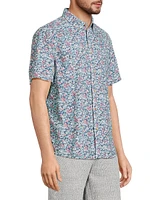 Breeze Floral Button-Down Shirt