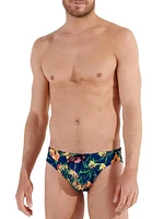 Flamingo Graphic Swim Briefs