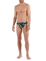 Flamingo Graphic Swim Briefs