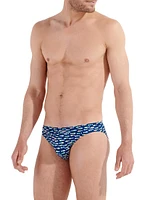 Trouville Geometric Swim Briefs