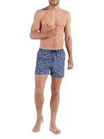 Trouville Geometric Swim Trunks