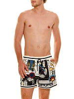 Returning To The Roots Cassius Cipres Swim Trunks