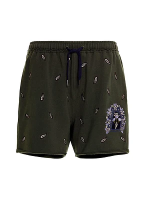 Returning To The Roots Cece Cipres Embroidered Shorts