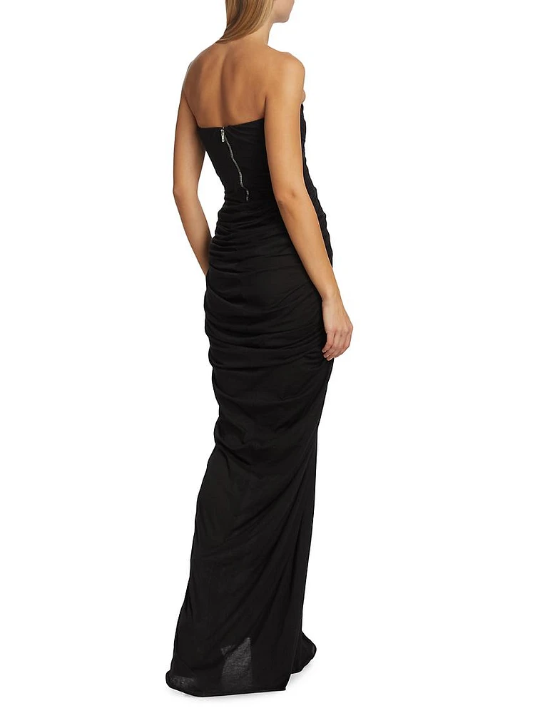 Radiance Bustier Strapless Gown