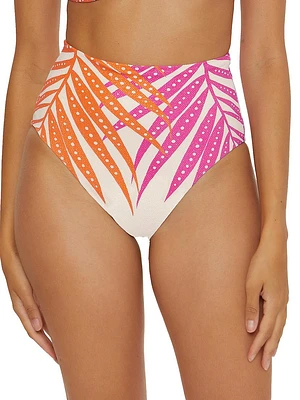 Sheer Tropic High Bikini Bottom