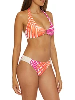 Sheer Tropics Halter Bikini Top