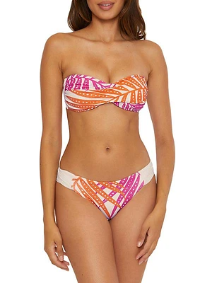 Sheet Tropics Bandeau Bikini Top