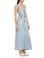 Ms. Mirren Denim Maxi Dress