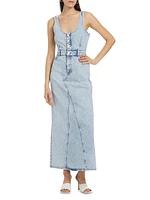 Ms. Mirren Denim Maxi Dress