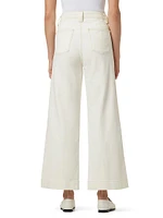 The Avery High-Rise Stretch Wide-Leg Ankle Jeans