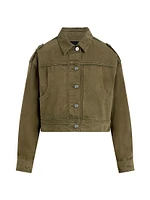 Utility Cotton Boxy Jacket