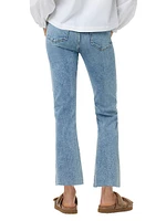 Callie Boot-Cut Crop Jeans