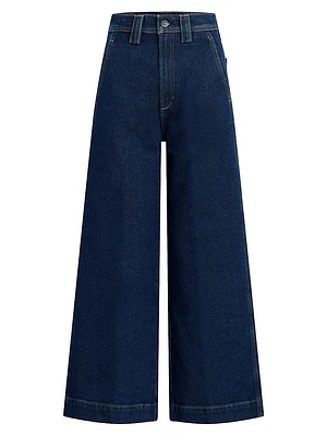 The Avery Wide-Leg Ankle Jeans