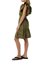 Athena Elasticized Cotton Dress