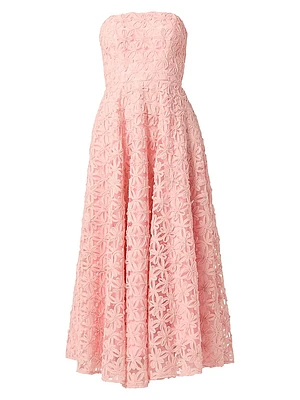 Miller Floral Mesh Maxi Dress