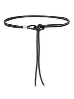 Silvia Leather Wrap Belt
