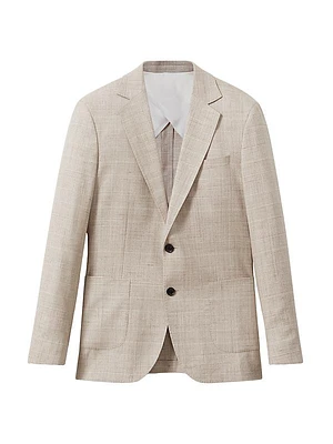 Boxhill B Plaid Two-Button Suit Jacket