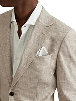 Boxhill B Plaid Two-Button Suit Jacket