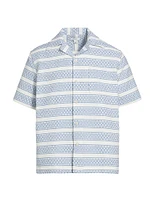 Kesh Striped Camp Shirt