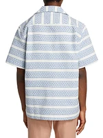 Kesh Striped Camp Shirt