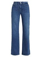 Le Slim Palazzo Straight-Leg Jeans