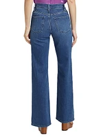 Le Slim Palazzo Straight-Leg Jeans