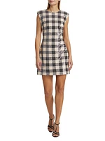 Parker Sequined Check Shift Dress