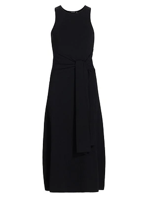 Jolene Tie-Front Midi-Dress