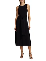 Jolene Tie-Front Midi-Dress