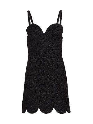 Crochet Sleeveless Minidress