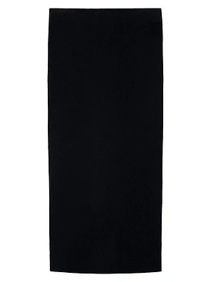 Compact Knit Convertible Tube Midi-Dress