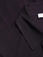 Jersey Button-Front Shirt