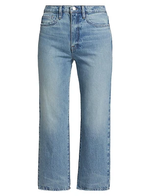 Le JaneHigh-Rise Straight Crop Jeans