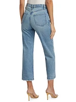 Le JaneHigh-Rise Straight Crop Jeans