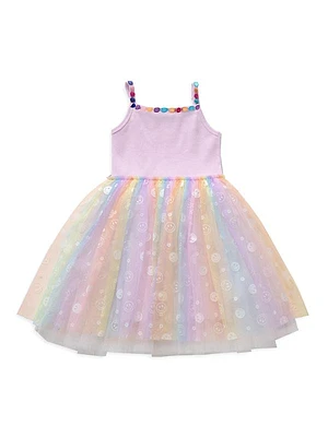 Baby Girl's, Little Girl's & Girl's Shine Smile Lace Tutu Dress