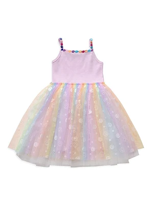 Baby Girl's, Little Girl's & Shine Smile Lace Tutu Dress