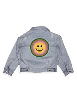 Little Girl's & Patched Denim Jacket