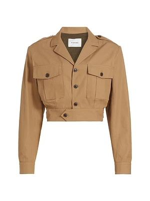 Cropped Utility Jacket