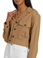 Cropped Utility Jacket