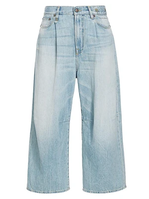 Crop Wide-Leg Jeans