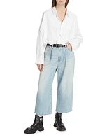 Crop Wide-Leg Jeans