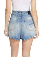 Double Belt Loop Venti Denim Shorts