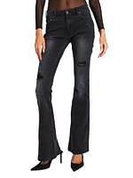 Demi Mid Rise Flare Jeans